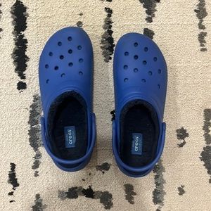 Classic blue lined Crocs